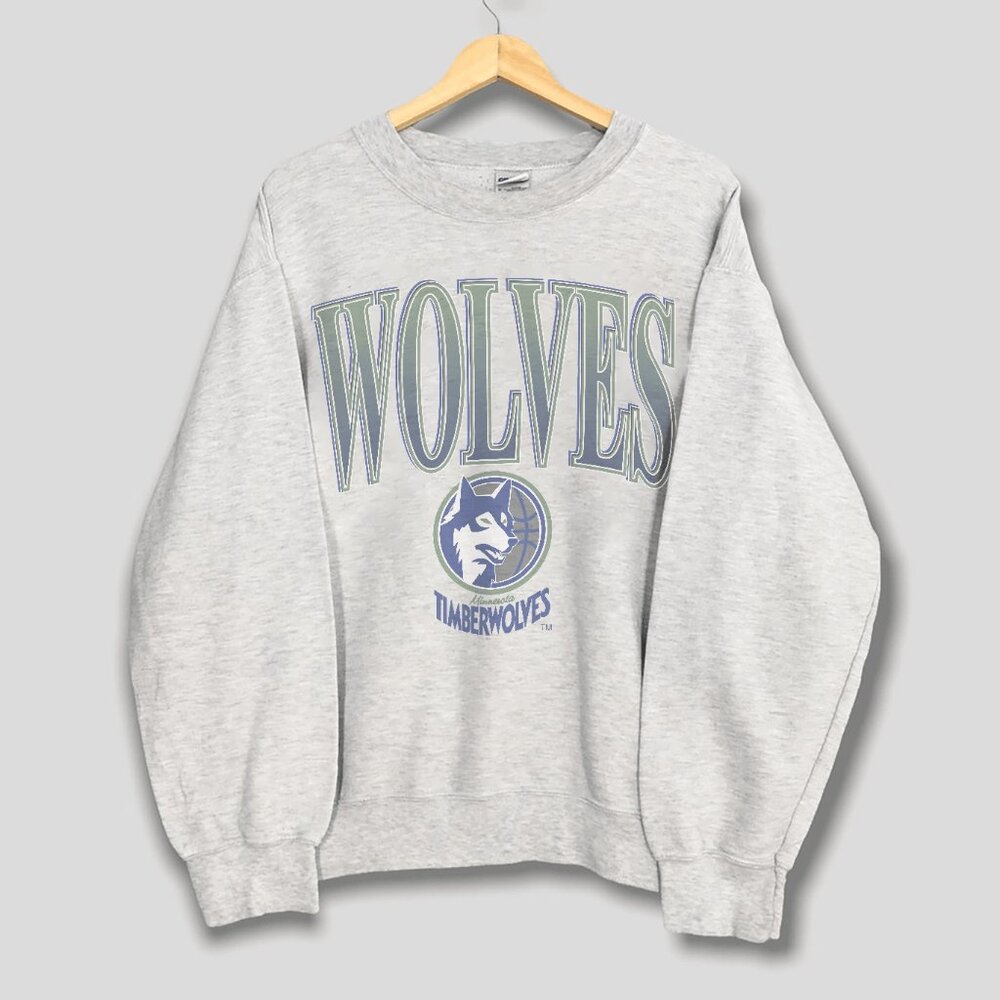 Vintage Minnesota Timberwolves Basketball Sweatshirt, Timberwolves NBA Shirt Tee